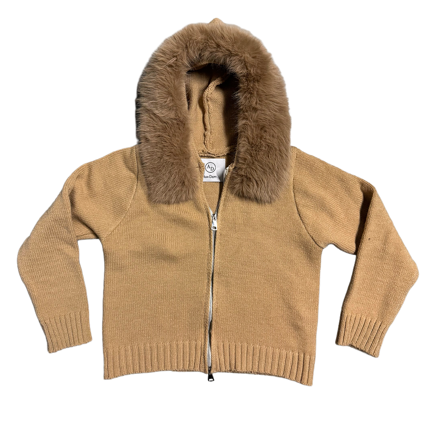 Futrzany Sweter - Brązowy