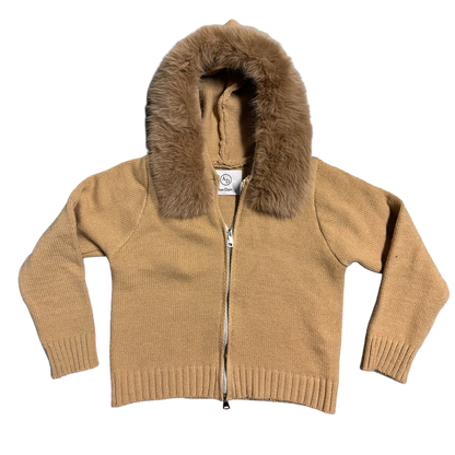 Futrzany Sweter - Brązowy